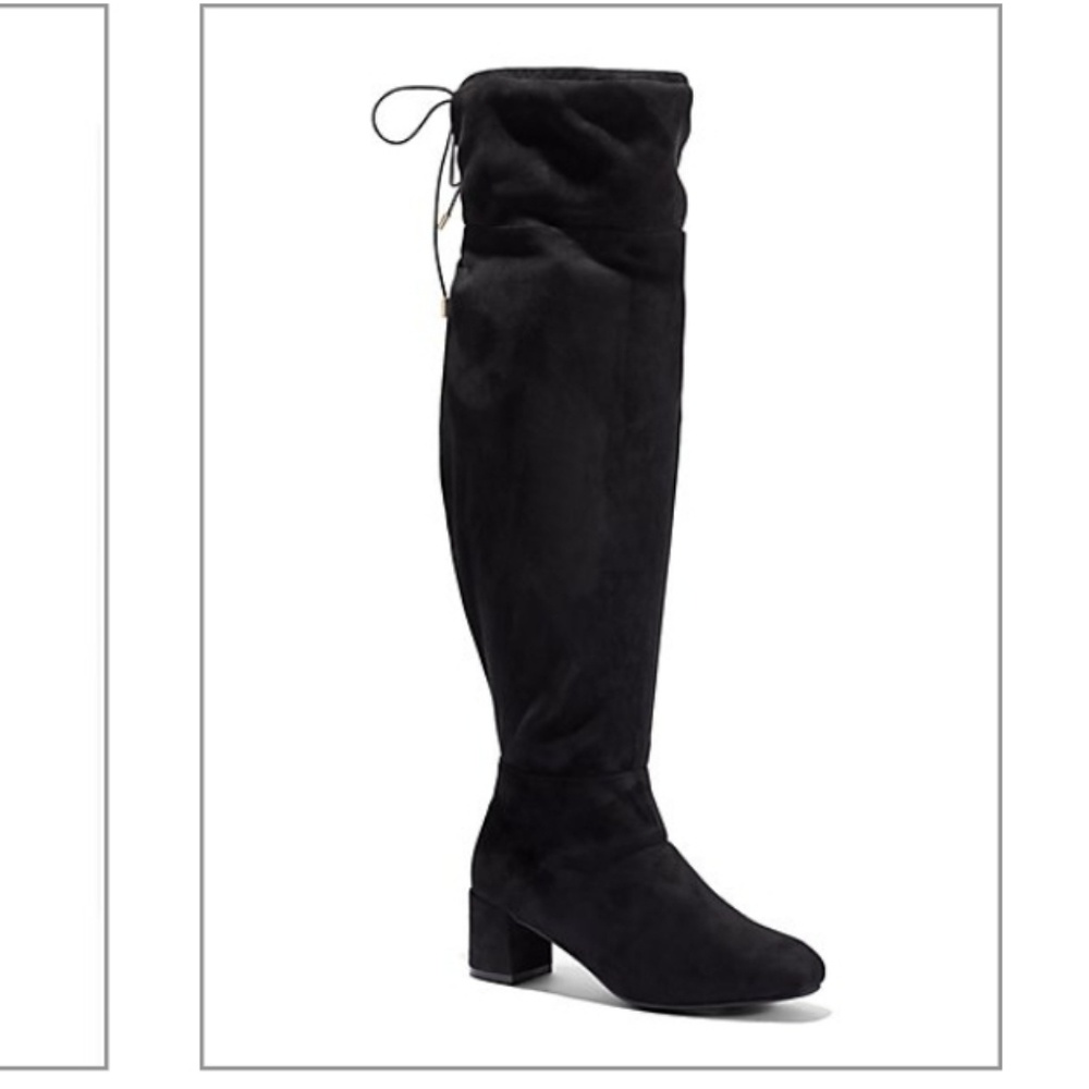 PLUS SIZE Thigh high boots faux suede boots